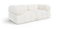 Orin - Velvet Performance Fabric Upholstered 2 Piece Modular Sofa (2 Corner Chairs)