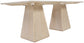 Atrium - Glass Top And Wood Base Dining Table