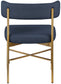 Rivage - Durable Dining Chair With Gold Frame (Set of 2)