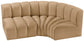 Arc - Velvet 3 Piece Sofa