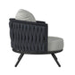 Bali - Chairs With Olefin (Set of 2) - Dark Gray