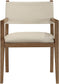 Avon - Vegan Leather Dining Arm Chair