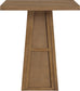 Fenwick - Cane, Oak Veneer And Solid Wood Bar Height Table