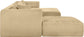 Shaggy - 5 Piece Modular Sectional With Chaise And Ottoman