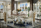Picardy - Dining Table - Antique Pearl & Cherry Oak