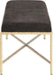 Valley - Bench With Gold Frame