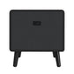Halo - Square Smart End Table - Black