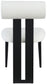 Dario - Faux Leather Dining Chair With Black Frame (Set of 2)