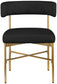 Rivage - Durable Dining Chair With Gold Frame (Set of 2)