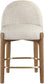 Torino - Counter Stool With Brushed Brown Base