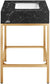 Marmo - Engineered Marble Bathroom Vanity With Gold Base