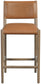 Andie - Upholstered Counter Stool - Brown Base