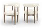Sable - Vegan Leather Upholstered Dining Chair (Set of 2) - Brown Base