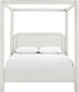 Salina - Linen Textured Fabric Upholstered Bed