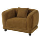 Lennox - Chair With Pillow - Brown Chenille