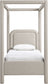 Salina - Linen Textured Fabric Upholstered Bed