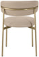 Lupita - Dining Chair With Brushed Gold Legs (Set of 2)