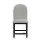 Portland - Round Back Counter Stool (Set of 2) - Black / Gray