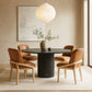 Navo - Faux Leather Upholstered Dining Chair - Natural Base
