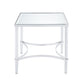 Petunia - End Table - Mirrored & Chrome