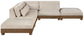 Turin - Chenille Fabric Upholstered Modular Sectional - Taupe