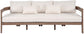Newport - Water Resistant Fabric 86.75" Upholstered Outdoor Patio Sofa