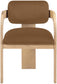 Cedra - Velvet Performance Fabric Upholstered Dining Chair (Set of 2) - Natural Frame