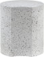 Dimple - End Table - Terazzo Finish