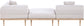 Laguna - 3 Piece Upholstered Outdoor Patio Modular Sofa With Backless Seat And 1 Arm