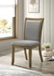 D076 - Dining Chair (Set of 2) - Dark Dray Brush