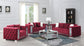 U251 - Velvet Chair - Burgundy