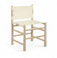Santos - Vegan Leather Upholstered Dining Chair With Stained Natural Base (Set of 2)