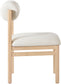 Roundhill - Fabric Dining Chair (Set of 2) - Natural Frame