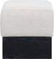Havre - Ottoman / Stool With Black Base