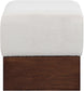 Havre - Ottoman / Stool With Brown Base