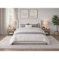 Angeline - Complete Queen Non-Storage Bed - Gray Fabric