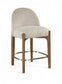 Torino - Counter Stool With Brushed Brown Base