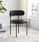 Beacon - Faux Leather Dining Chair With Black Legs (Set of 2)