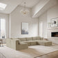 Shaggy - 6 Piece Modular U-Shaped Sectional