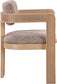 Sacha - Linen Dining Chair With Natural Base (Set of 2)