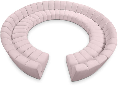 Infinity - 12 Piece Velvet Modular Sectional