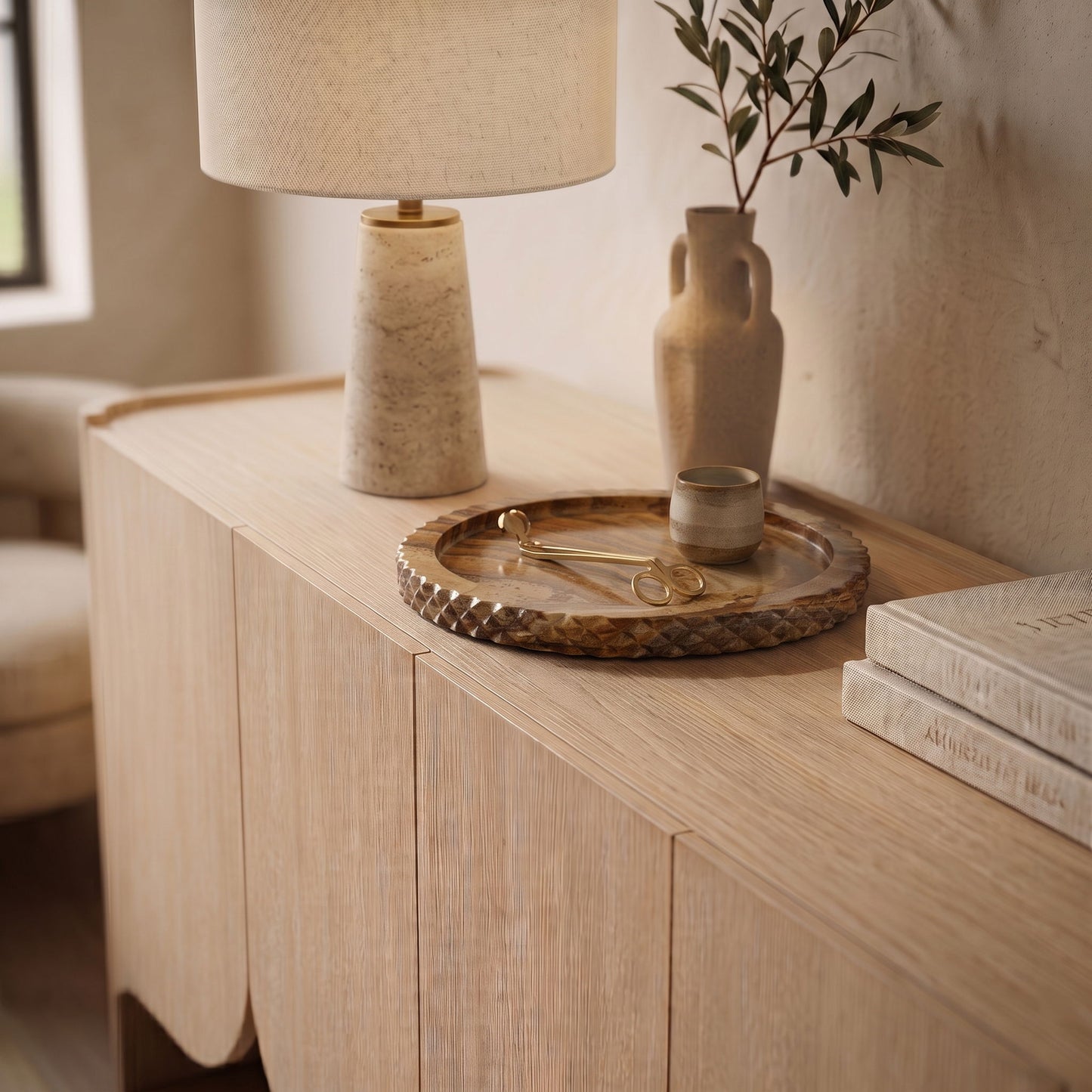 Russell - Sandstone Tray - Sand