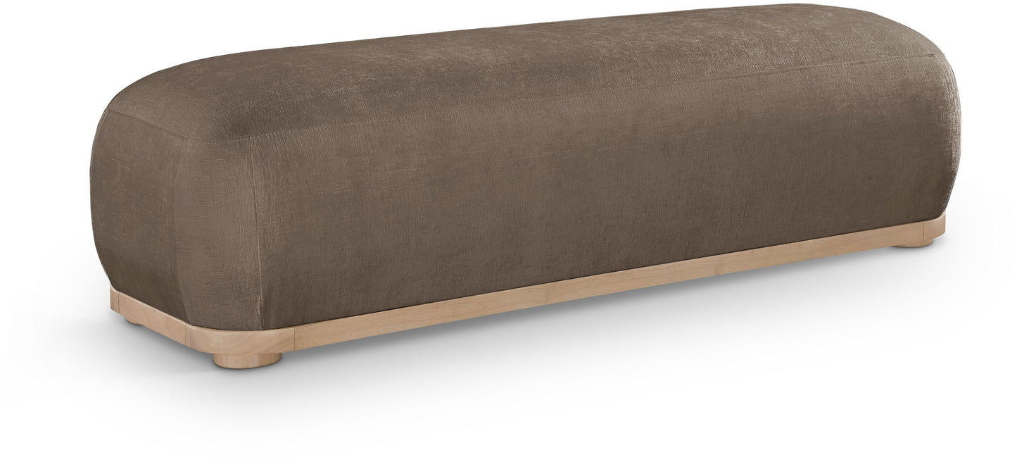 Calum - Bench - Light Brown Frame