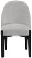 Torino - Upholstered Dining Chair With Brushed Black Base (Set of 2)