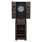 Bone - Dartboard Cabinet Ssg-120405 Cabinet With Dartboard - Dark Brown