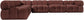 Orin - Velvet 6 Piece Modular L-Shaped Sectional