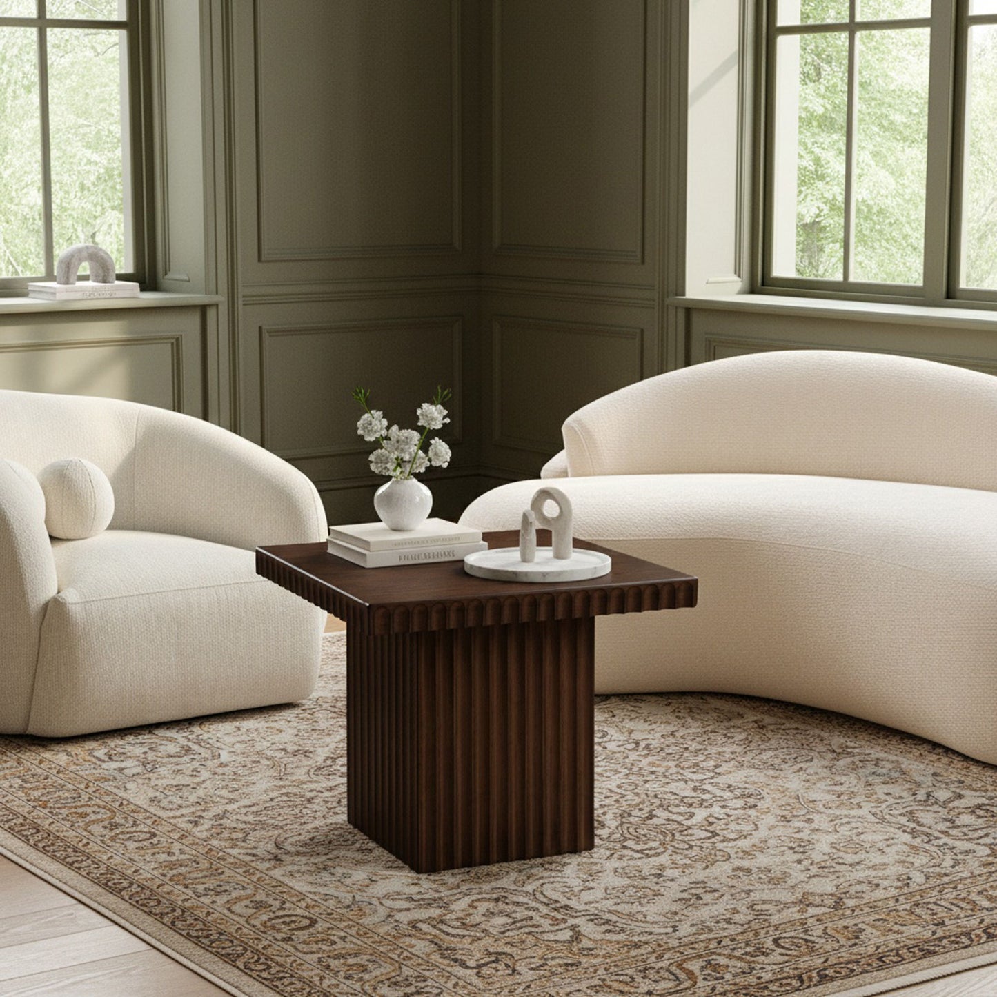 Spencer - 18" Oak Veneer Coffee Table