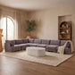 Hammond - Velvet Performance Fabric Upholstered 7 Piece Sectional