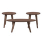 Theo - Three Pack Occasional Set With Coffee Table And 2 End Tables - Walnut