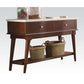 Gasha - Server - White Marble Top & Walnut
